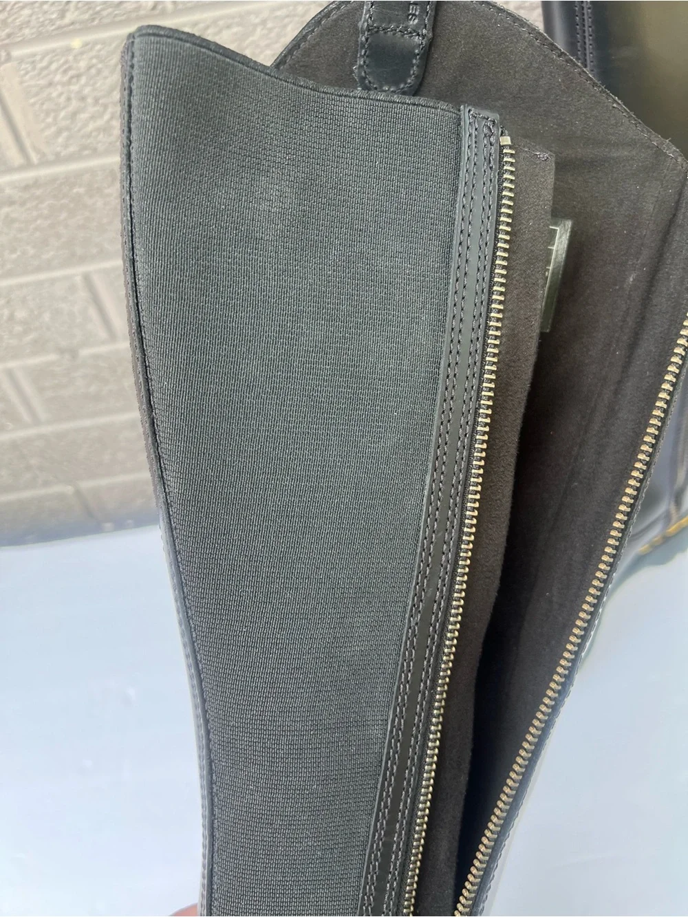 Dr. Martens Amaayah Black Knee high Leather Boots New Sz 8 Women